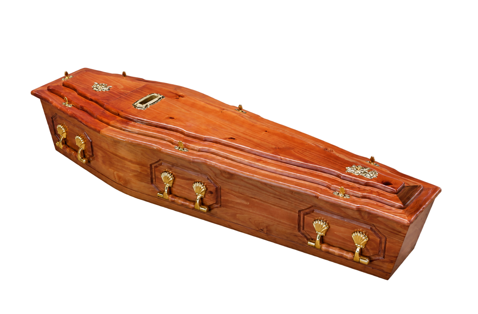 Premium package casket photo with a transparent background